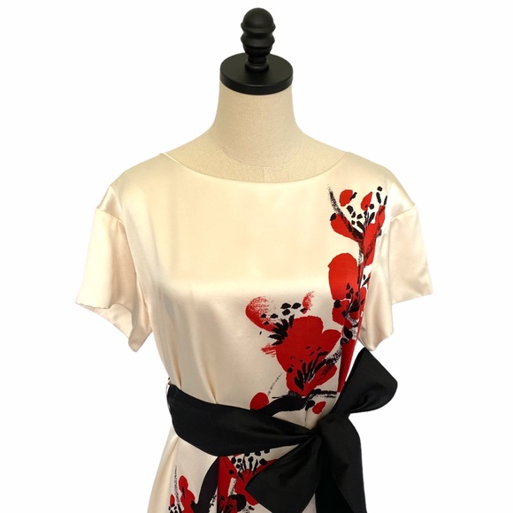 Jayson Brundson Silk Cherry Blossom Dress | US 8 NWT - Picture 2 of 14
